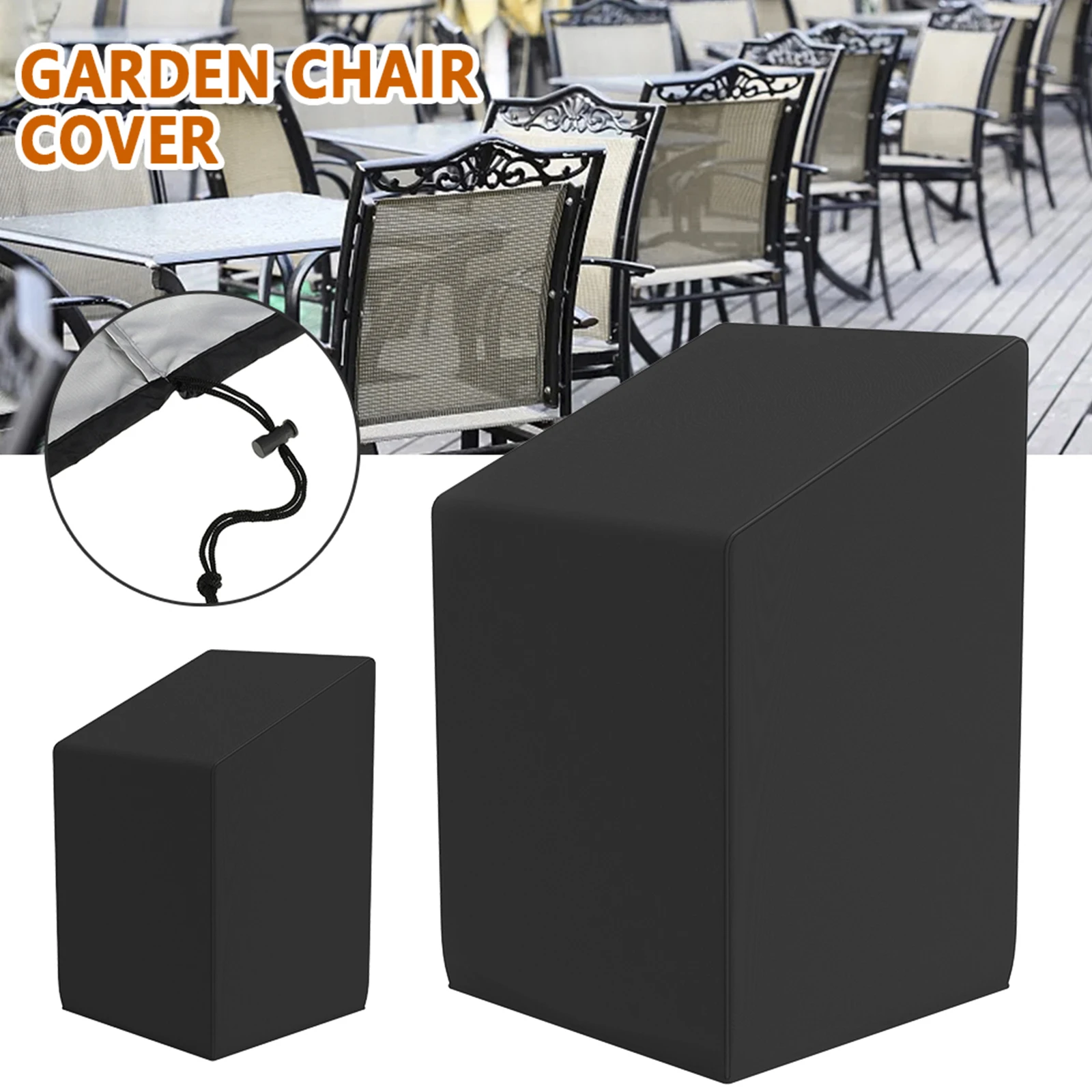 Outdoor Furniture Paint - Stacked Chair Dust Cover with Storage