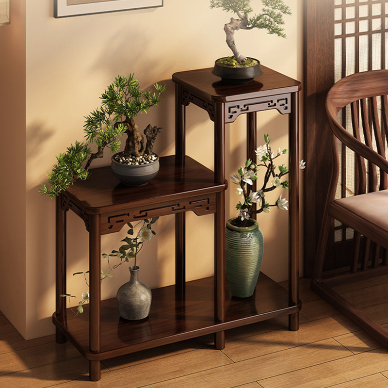 Outdoor Furniture Italian - Italian Style Solid Wood Plant Stand