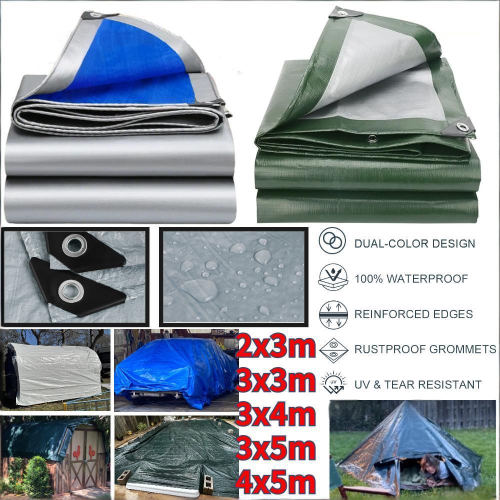 Outdoor Furniture Paint - PE Tarp Waterproof Large Sheet Rain