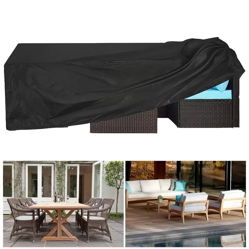 Outdoor Furniture Durable - Heavy Duty Windproof Garden Furniture Cover