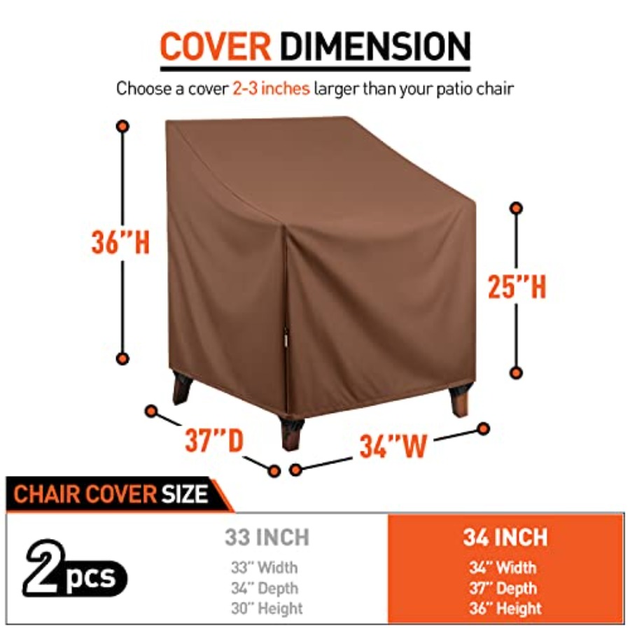 Waterproof Patio Chair Covers, - Outdoor Furniture Covers Waterproof review and price