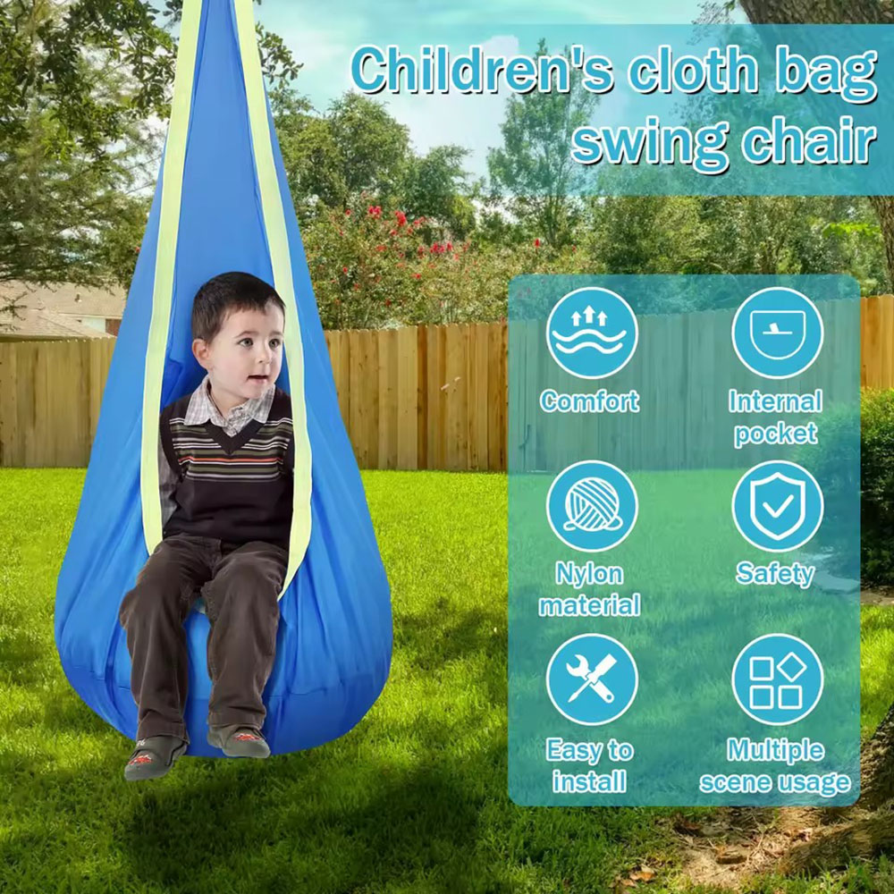 Kids Pod Swing Seat Nylon Hang - Outdoor Furniture Rh review and price