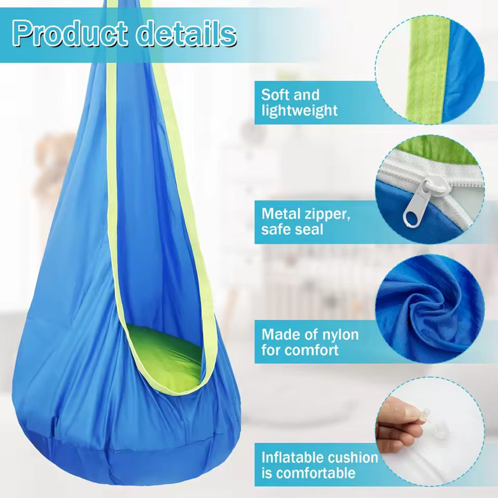 Kids Pod Swing Seat Nylon Hang - Outdoor Furniture Rh review and price