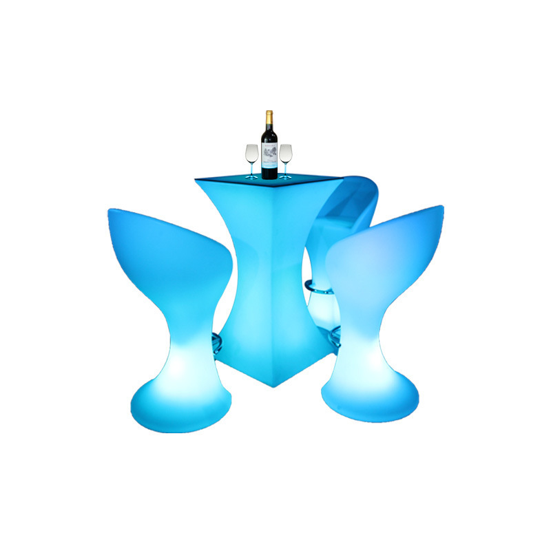 Waterproof LED Light Up Table  - Outdoor Furniture Exhibition review and price