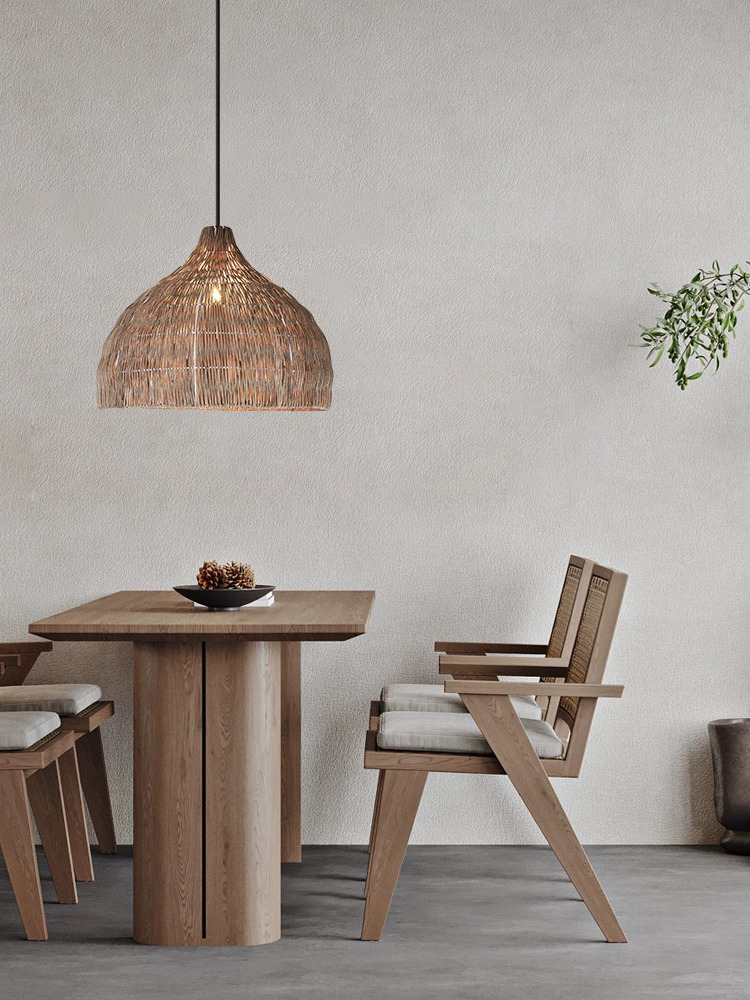 Simple Creative Rattan Pendant - Outdoor Furniture Rh review and price