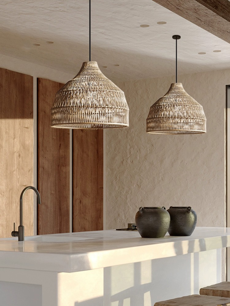 Simple Creative Rattan Pendant - Outdoor Furniture Rh review and price