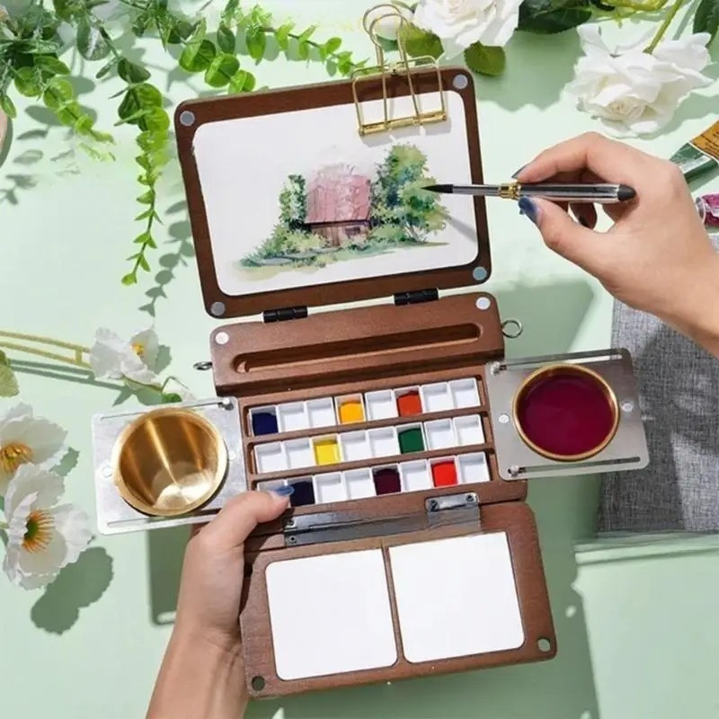 Foldable Wooden Paint Palette  - Outdoor Furniture Paint review and price