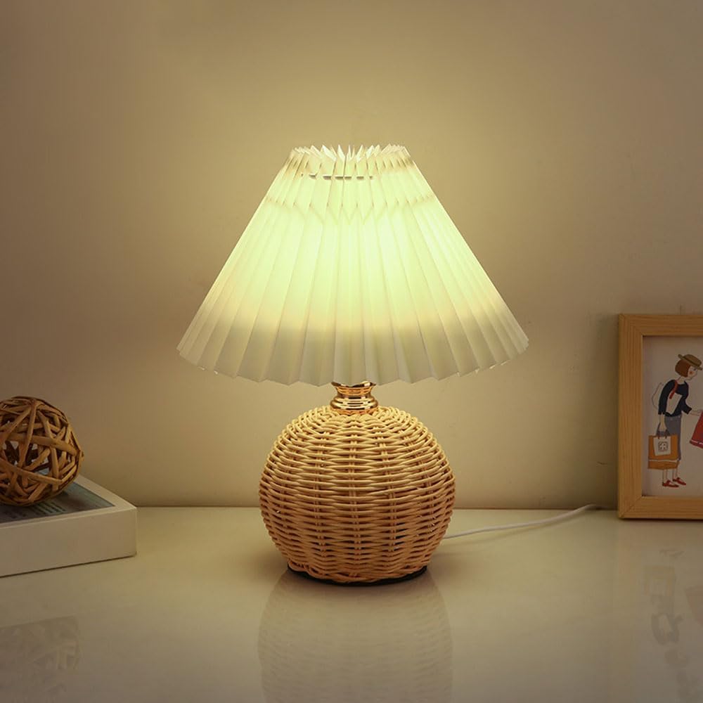SCKDAY LED Pleated Table Lamp  - Outdoor Furniture Rh review and price