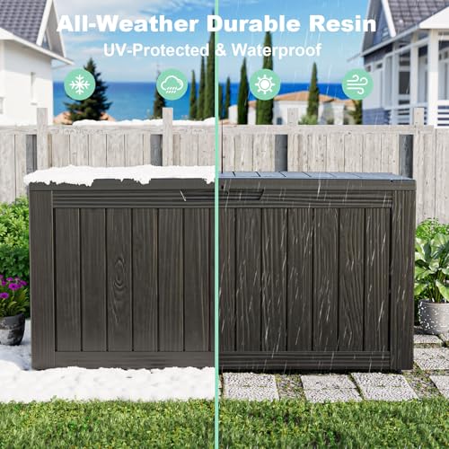 Outdoor Waterproof Resin Stora - Outdoor Furniture With Storage review and price