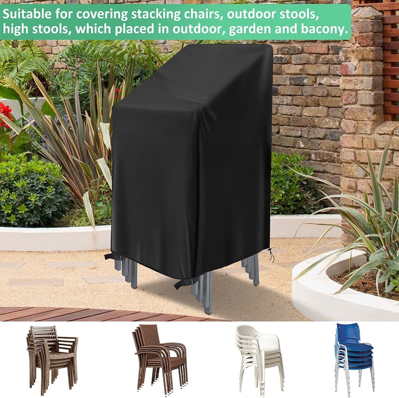 1/2/PCS Stacked Chair Dust Cov - Outdoor Furniture Covers Waterproof review and price