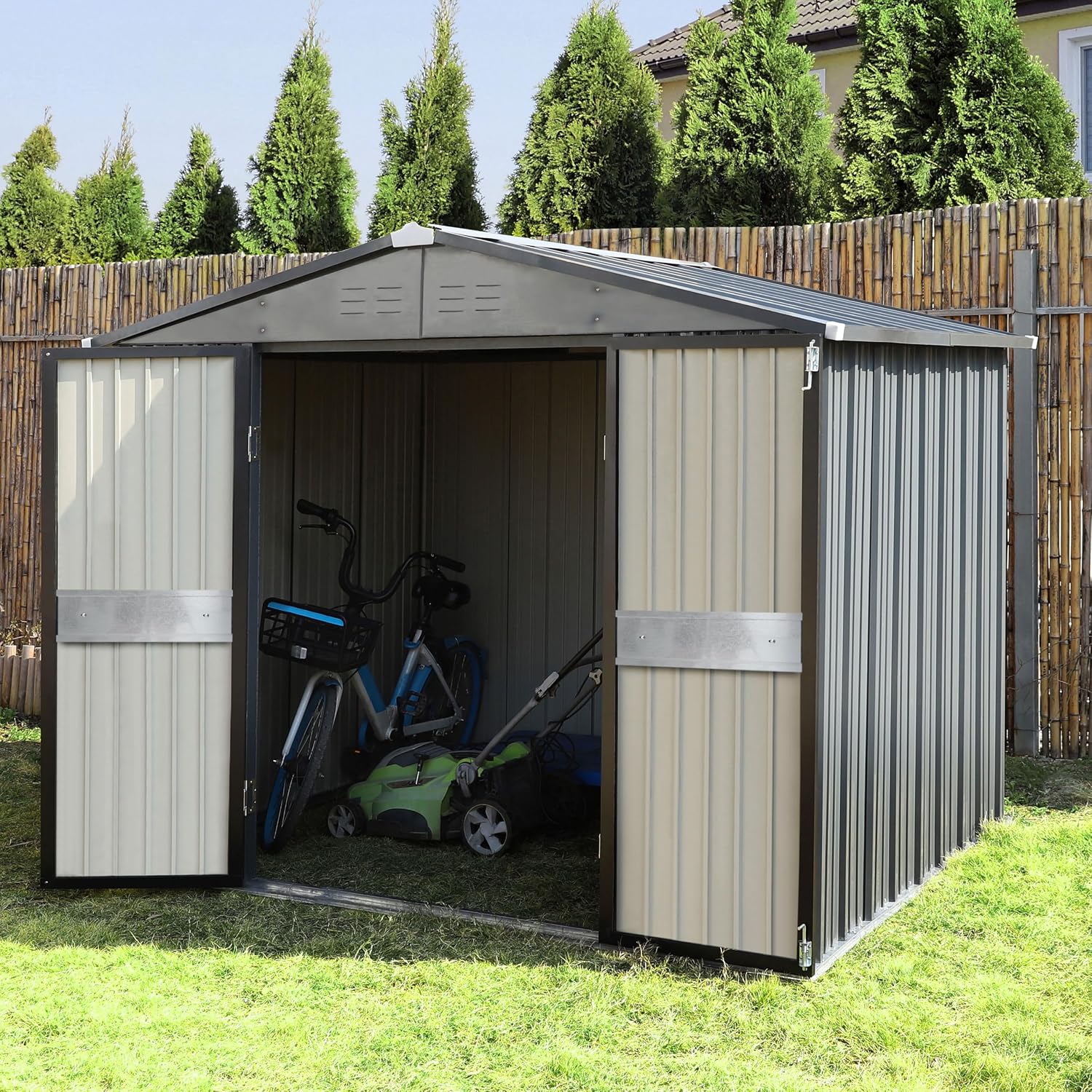 10' x 10' Outdoor Storage Shed - Outdoor Furniture With Storage review and price