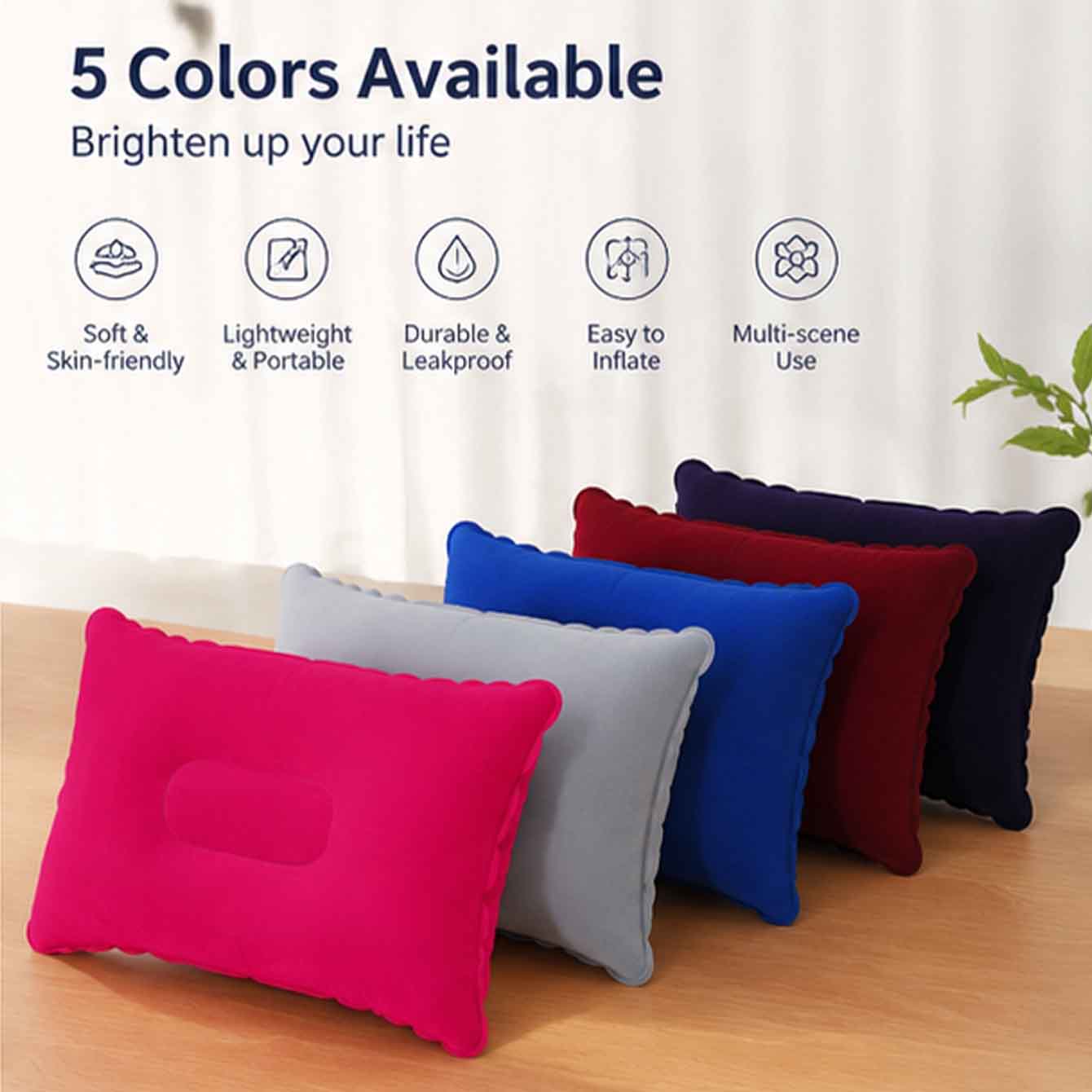 2 Pack Ultralight Inflatable P - Outdoor Furniture Pillows review and price