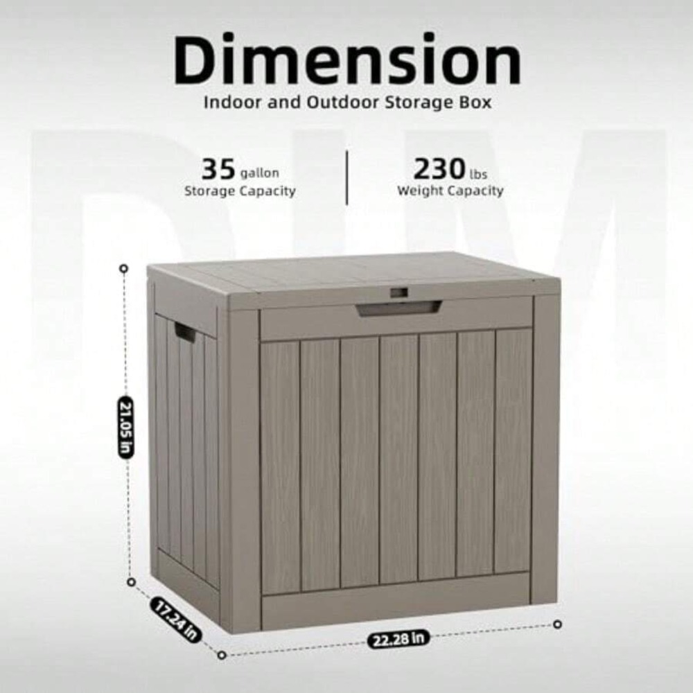 45 Gallon Deck Box Outdoor Sto - Outdoor Furniture For Pool review and price