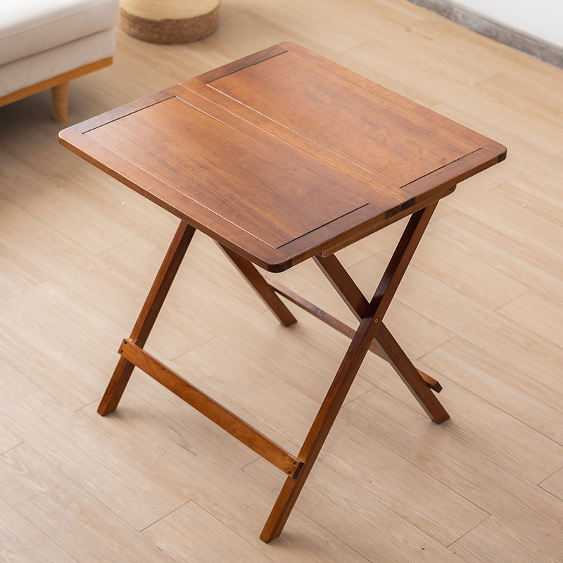Small household solid wood din - Outdoor Furniture Exhibition review and price