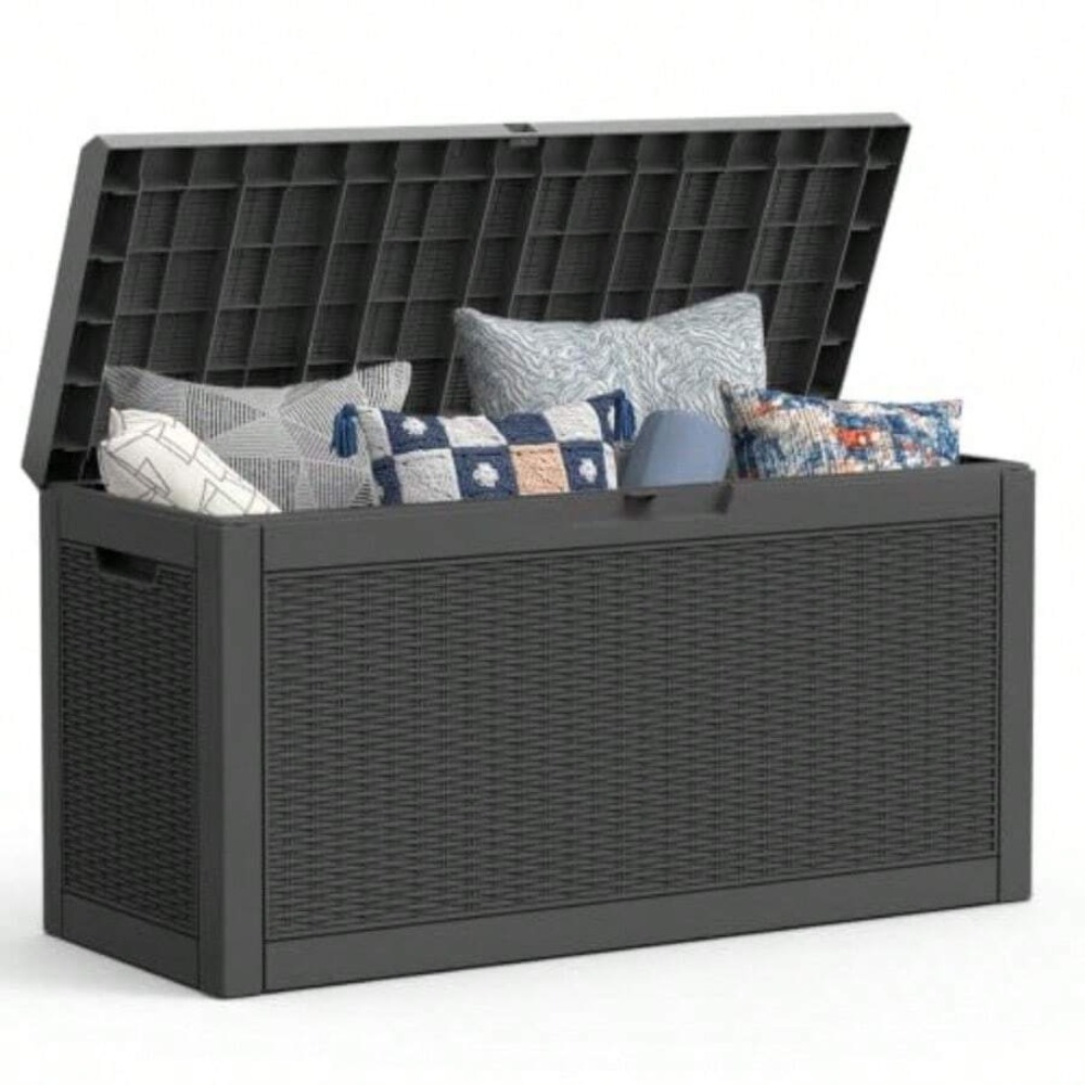 Outdoor Storage Box Deck Box W - Outdoor Furniture With Storage review and price