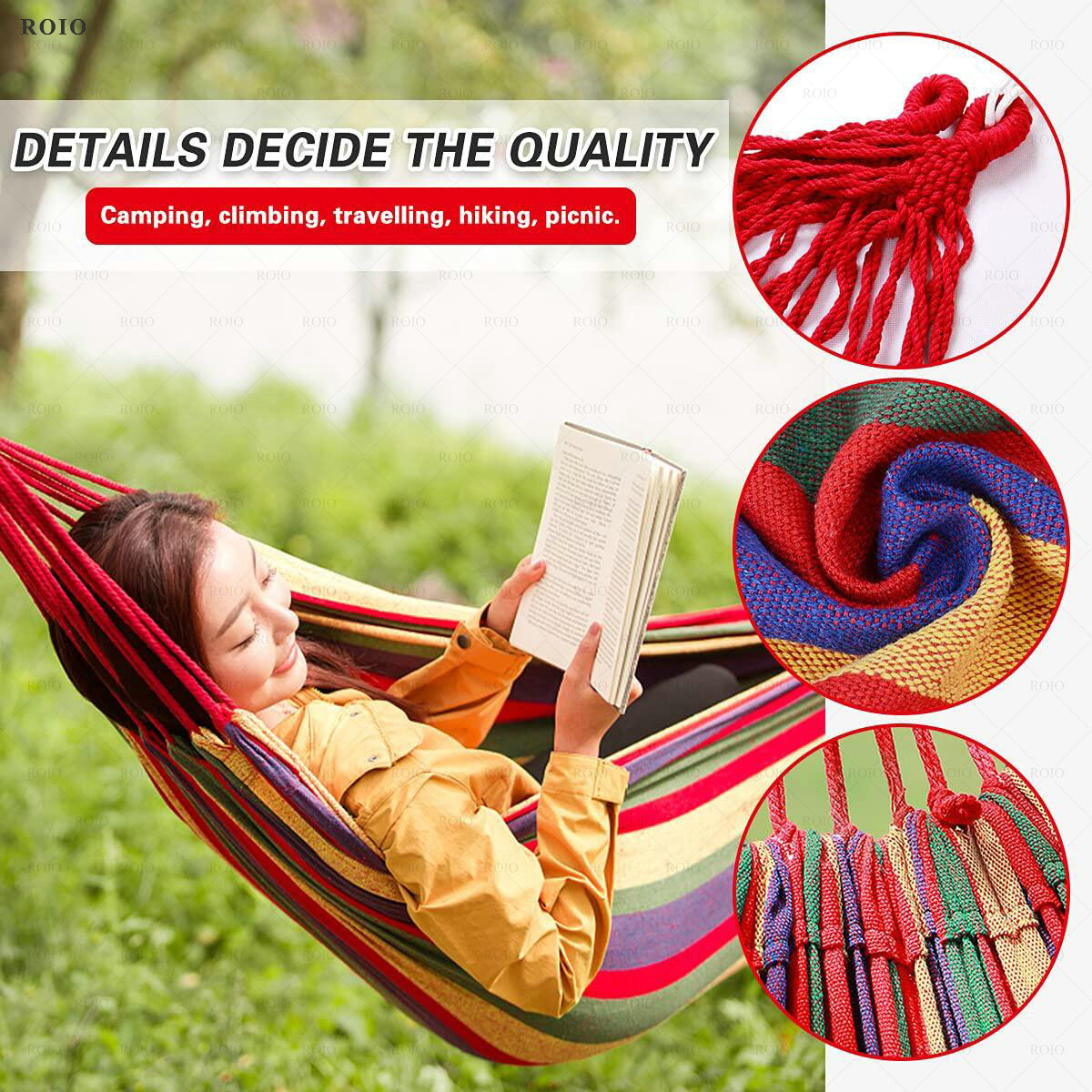 Camping Hammock Thickened Dura - Outdoor Furniture Rh review and price