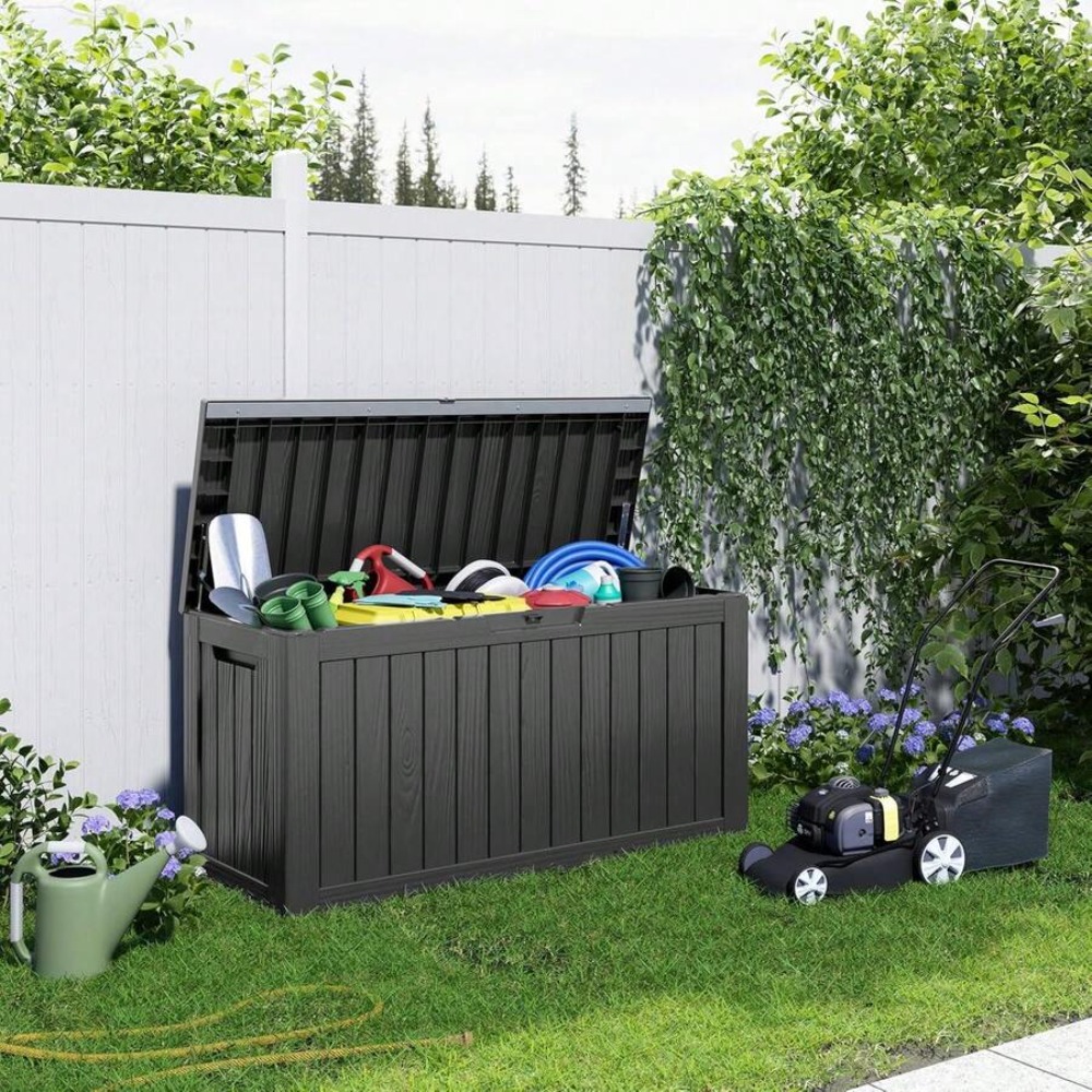 90 Gallon Lockable Resin Deck  - Outdoor Furniture For Pool review and price