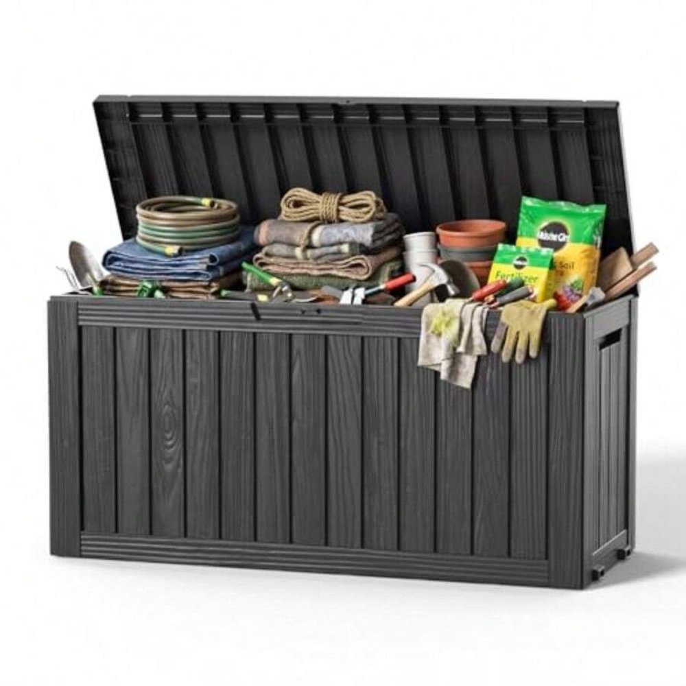90 Gallon Outdoor Deck Box Wat - Outdoor Furniture For Pool review and price