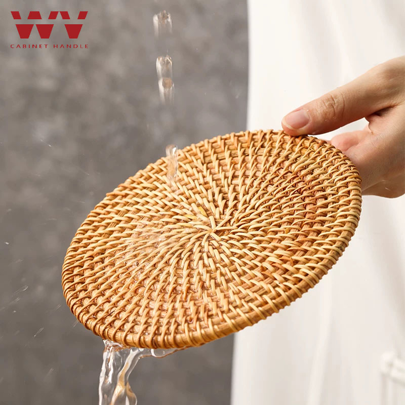 10-20cm Pot Mats Handwoven Rat - Outdoor Furniture Rh review and price