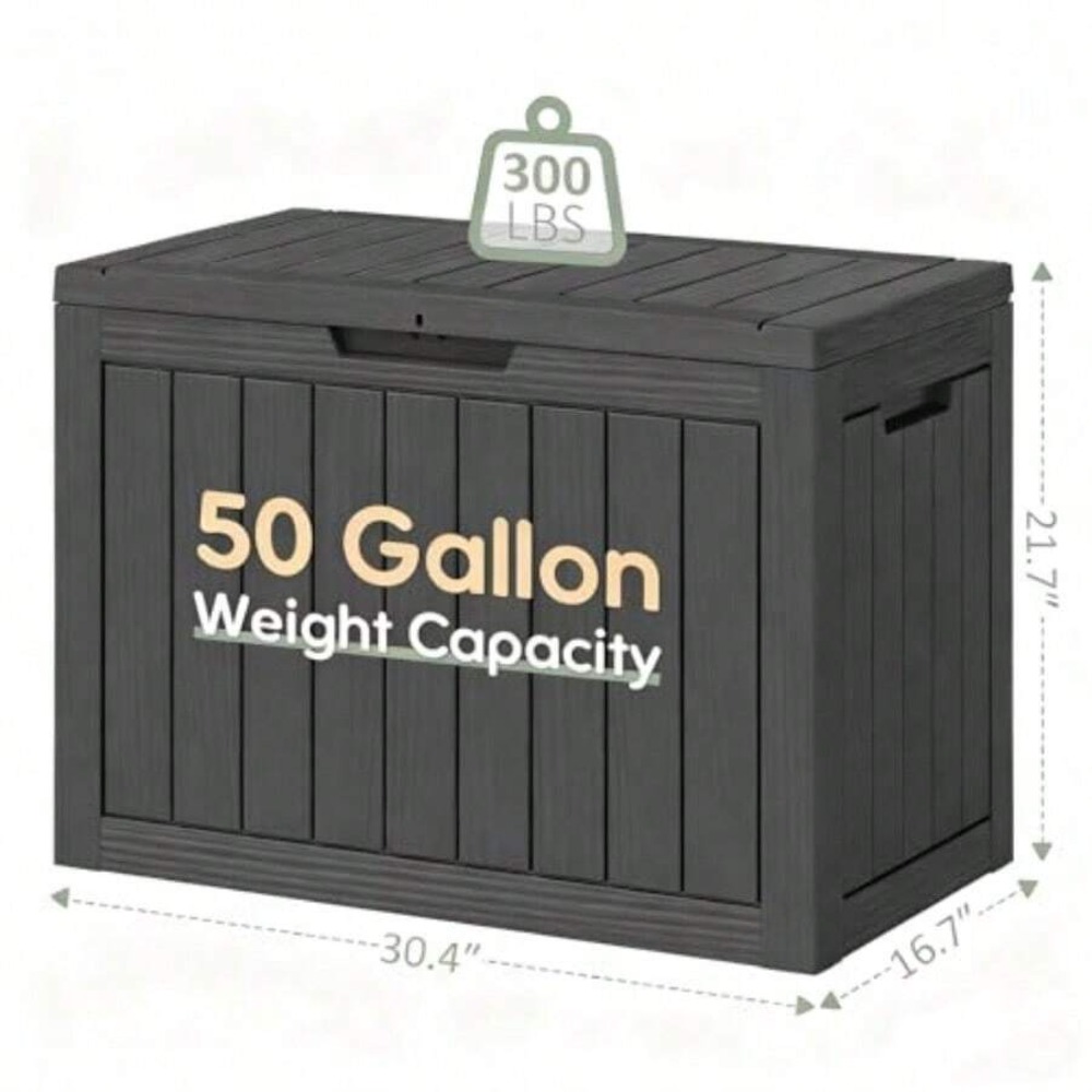 50 Gallon Outdoor Storage Box  - Outdoor Furniture For Pool review and price